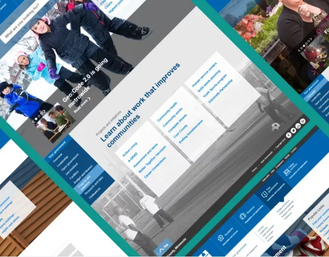 Hennepin County project collage